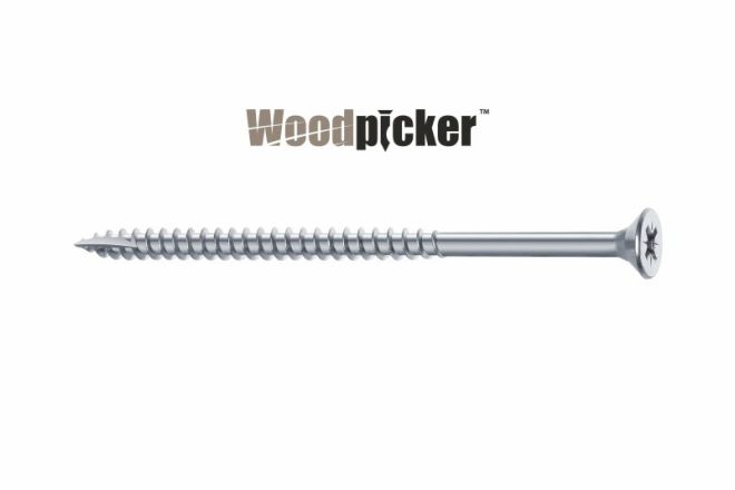 4,0-6,0 - Wkręty WOODPICKER™ z łbem stożkowym do konstrukcji drewnianych, gwint niepełny