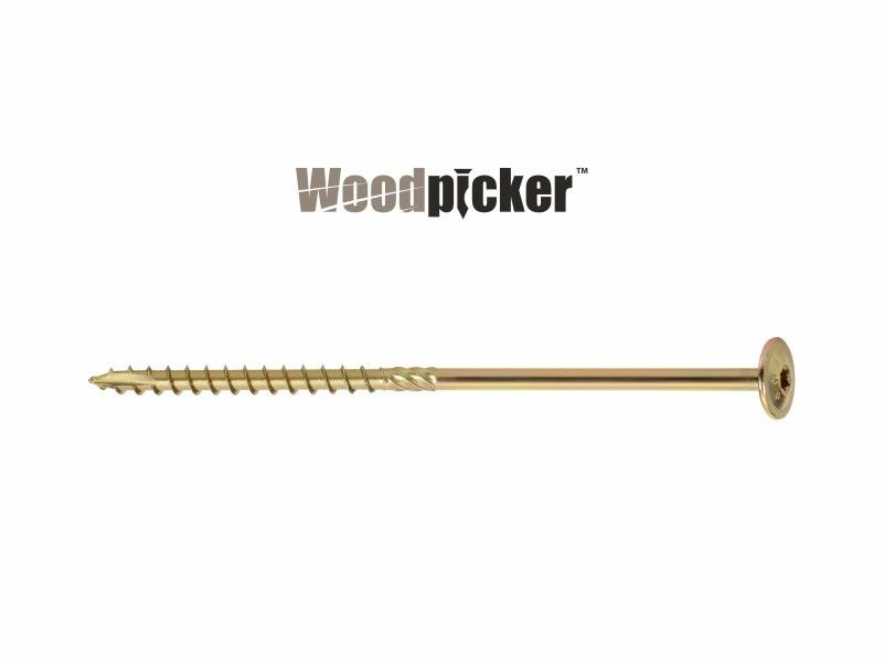 Wkręty ciesielskie Woodpicker™ z łbem talerzowym