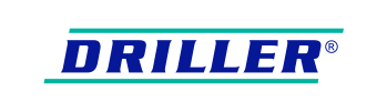 Logo Driller reprezentujące markę profesjonalnych wkrętów samowiercących samogwintujących