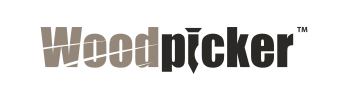 Logo Woodpicker reprezentujące markę profesjonalnych wkrętów do drewna ciesielskich